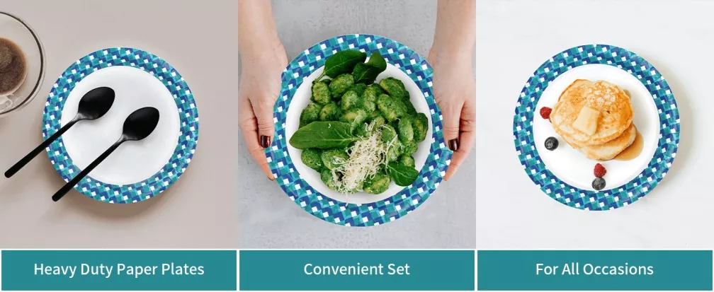 Heavy-duty Paper Plates